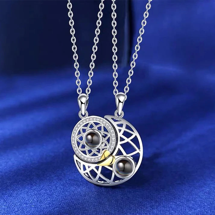 Collar de Pareja Sol y Luna